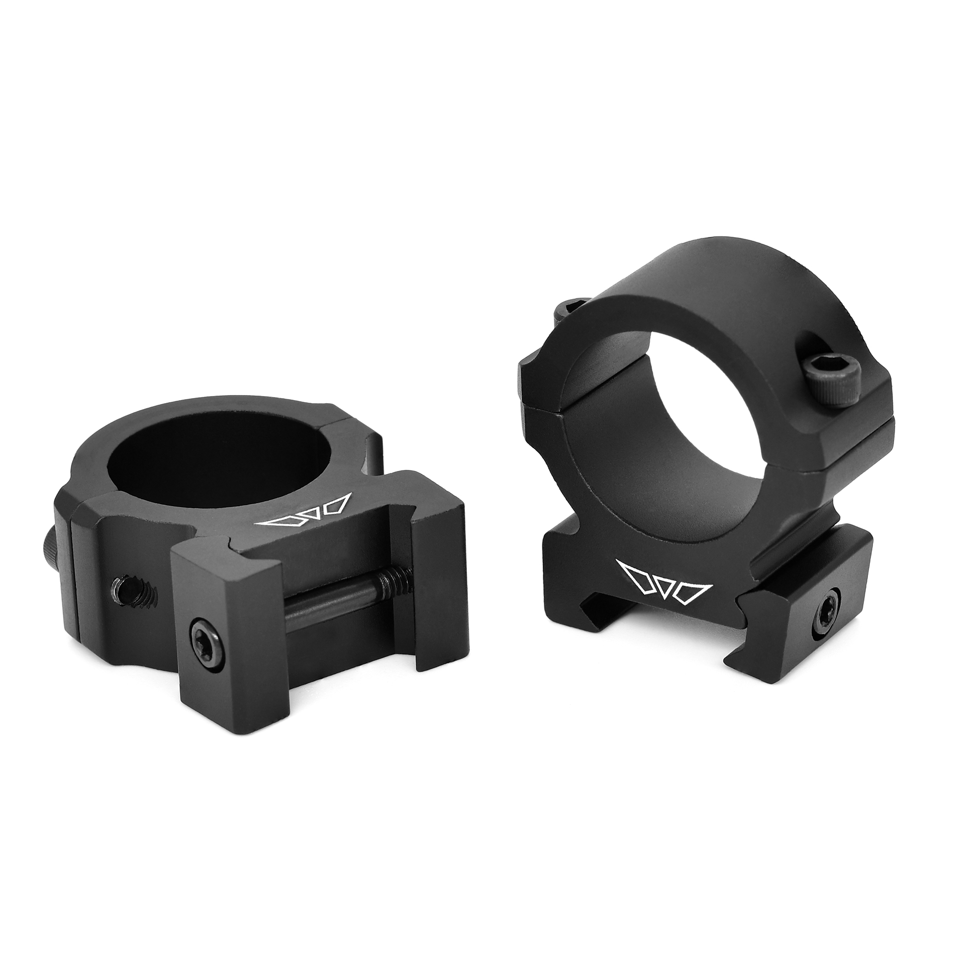 Vapor Horizontal 1 inch, Medium Matte Rings